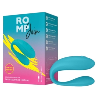 Вибратор для пар бирюзовый Romp Join Turquoise Couples Vibrator