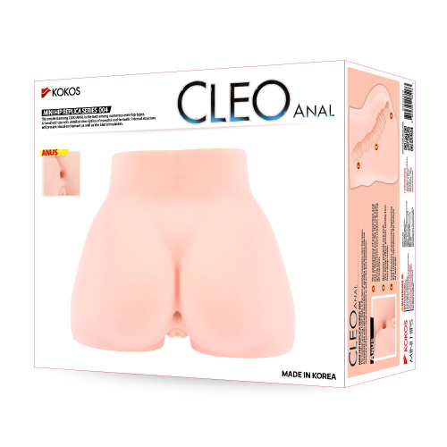 Мастурбатор полуторс Анус телесного цвета Kokos Cleo Anal - 6