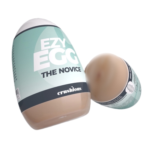 Мастурбатор-яйцо вагина реалистичный телесный CRUSHIOUS EZY EGG THE Novice - 1