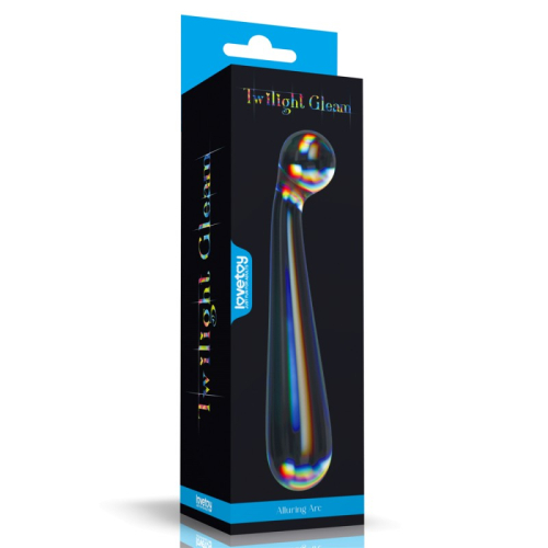 Стеклянный дилдо Twilight Gleam Glass Dildo Alluring Arc - 1