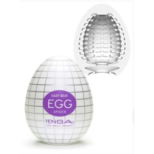 Мастурбатор яйце без вібрації білого кольору Tenga Egg Spider