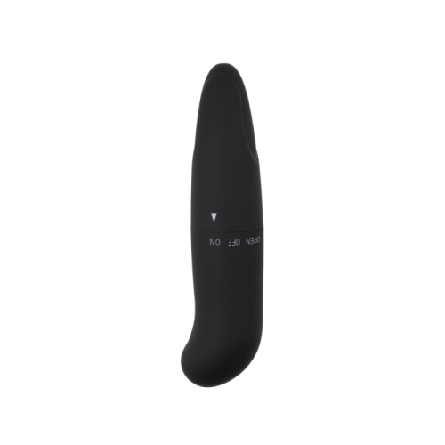 Міні вібратор для стимуляції клітора чорного кольору Chisa Powerful Invigorate - 2