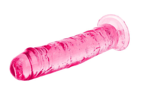 Фалоімітатор гелевий на присоску рожевий Love stay with me-SEXTOY PENIS - 2