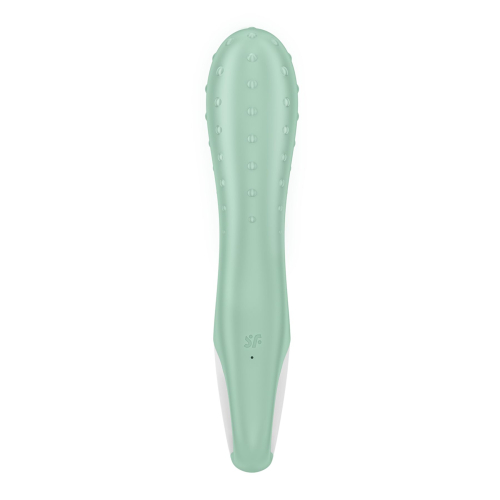 Вібратор вагінальний із пухирцями зелений Satisfyer Air Pump Vibrator 3 - 3