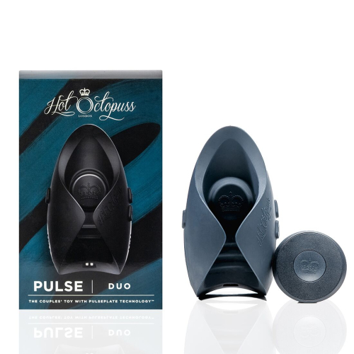 Мастурбатор для пениса с пульсацией Hot Octopuss PULSE DUO использование без рук подходит для пар на пульте ДУ черный - 8