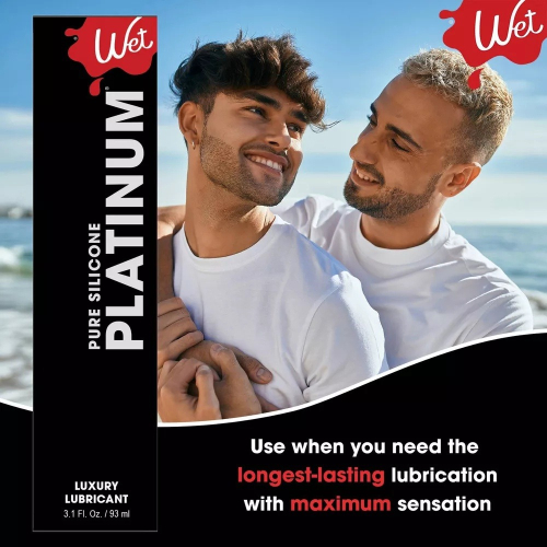 Лубрикант на силіконовій основі WET Platinum 236 мл - 9