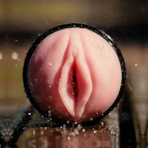 Мастурбатор в колбе вагина из киберкожи телесного цвета Fleshlight Lady Vortex - 7