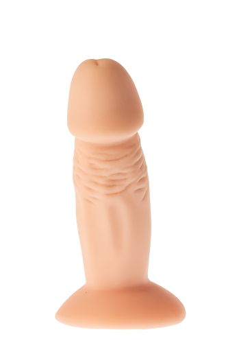Гибкий фаллоимитатор реалистичный на присоске бежевый Dream Toys MR. DIXX TINY TOM 4.3INCH DONG - 4