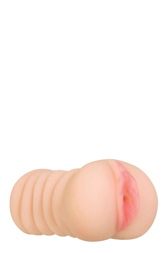 Мастурбатор анус и вагина с внутренними шариками телесного цвета Adam &amp;amp; Eve Adams tight stroker massage beads - 5