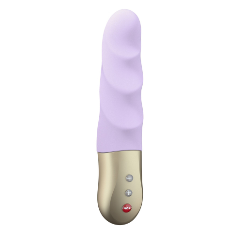 Мини пульсатор ребристый для стимуляции клитора сиреневого цвета Fun Factory Stronic Petite - 2