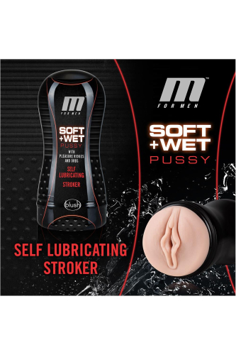 Мастурбатор вагина в колбе телесного цвета Blush Stroker vanilla - 3