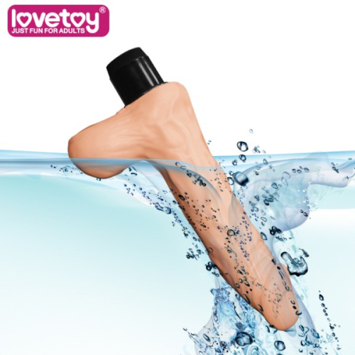 Телесный вибратор реалистичный Lovetoy - 3