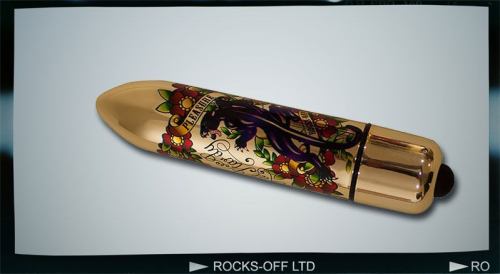 Вібропуля Rocks Off RO-120mm TATTOO Pleaure Me Panther - 1