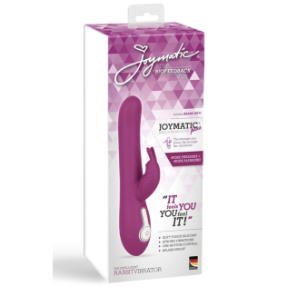 Вібратор - кролик з відростком для клітора темно-рожевий The intelligent Rabbit Vibrator