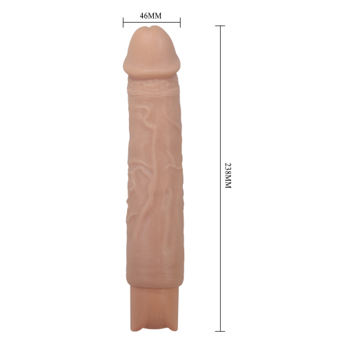 Вибратор реалистик телесный Lybaile Pretty Love Rufus Realistic Vibrating Dildo - 8