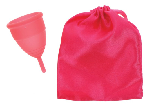 Менструальні чаші червоного кольору Mae B Intimate Health Menstrual Cups 2 штуки - 4
