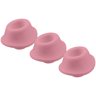 Змінні насадки Womanizer Premium Eco Heads рожевого кольору 3 штуки