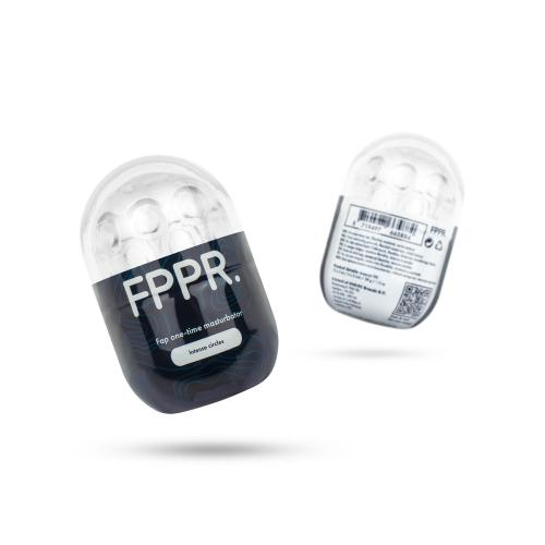 Мастурбатор яйце прозорого кольору FPPR Circle Texture - 2