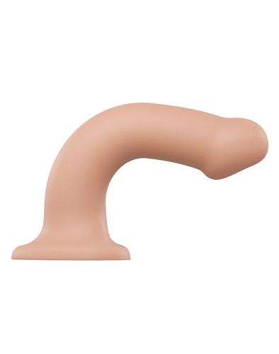 Фаллоимитатор силиконовый на присоске Strap-On-Me Dual Density Dildo Flesh L - 2