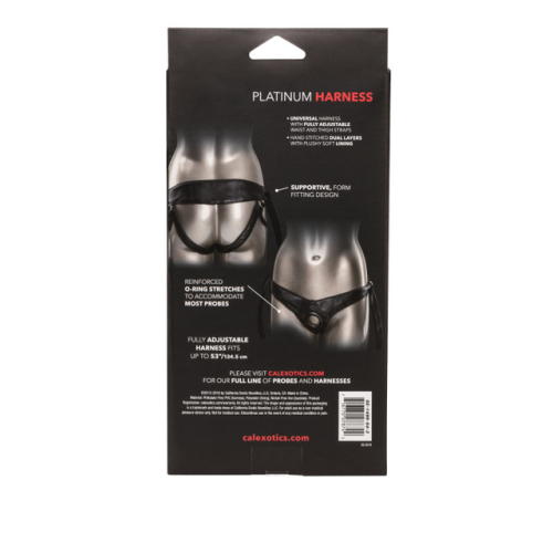 Трусики для страпону чорного кольору Universal Love Rider Platinum Harness - 4