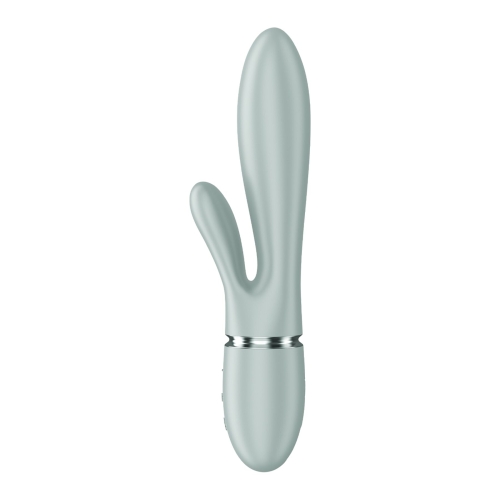 Вібратор-кролик із перловим масажем сіро-зелений Satisfyer Pearl Bunny 2 Greygreen - 2