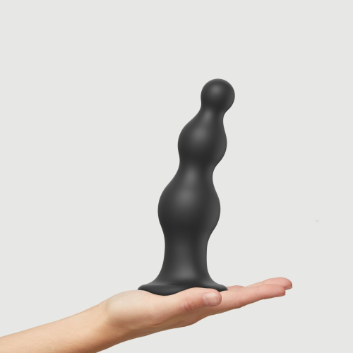 Насадка для страпона силиконовая черная Strap-On-Me Dildo размер XXL - 2