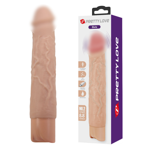 Вібратор реалістичний Lybaile Pretty Love Osric Realistic Vibrating Dildo - 1