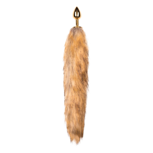 Анальная пробка с хвостиком S длина 40 см Fox Tail Plug Easy Toys - 2