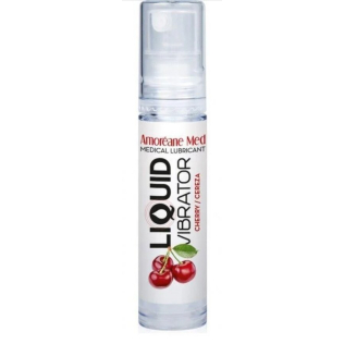 Стимулирующий лубрикант жидкий вибратор со вкусом вишни от Amoreane Med: Liquid vibrator 10 ml