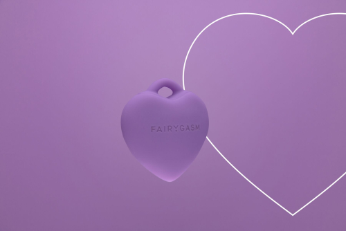 Мини вибратор для клитора фиолетового цвета FairyGasm PleasureStone - 5