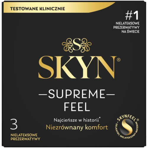 Презервативи з поліізопрену SKYN Supreme Feel 3 штуки - 1