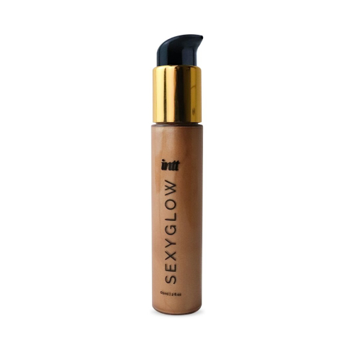 Крем шиммер для тіла з ароматом ванілі та олією ши Intt Sexy Glow 60 мл - 2