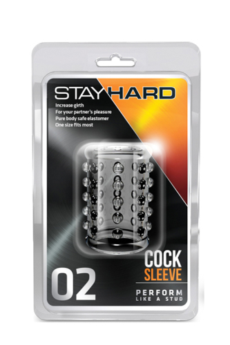 Насадка на член прозорого коліру 02 Blush COCK SLEEVE - 2