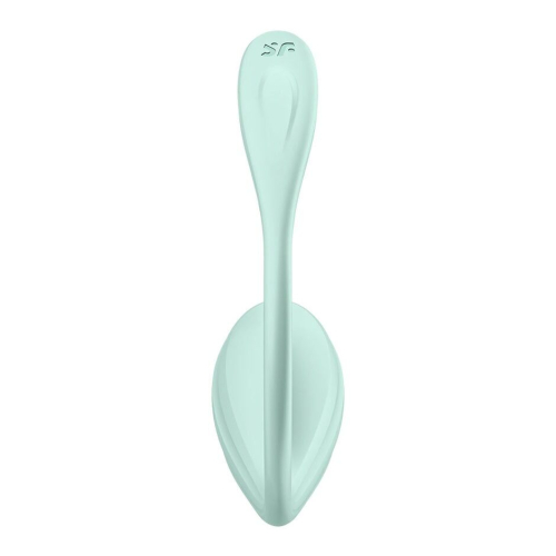 Смарт віброяйце вагінальне зеленого кольору Satisfyer Smooth Petal Connect App - 5