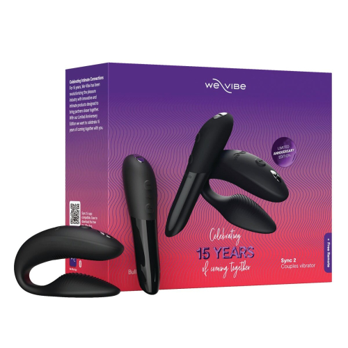 Подарунковий набір секс іграшок чорного кольору We-Vibe 15 Year Anniversary Collection - 1