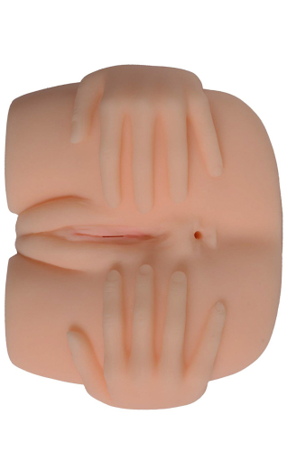 Мастурбатор анус и вагина телесного цвета Xise Delicate hand masturbator - 4
