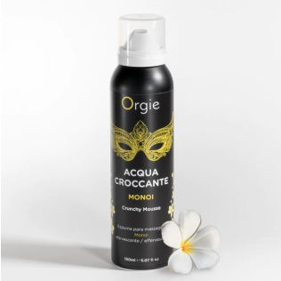 Шипуча зволожуюча пінка для масажу з ароматом Моною з Таїті Orgie Acqua Crocante 150 мл