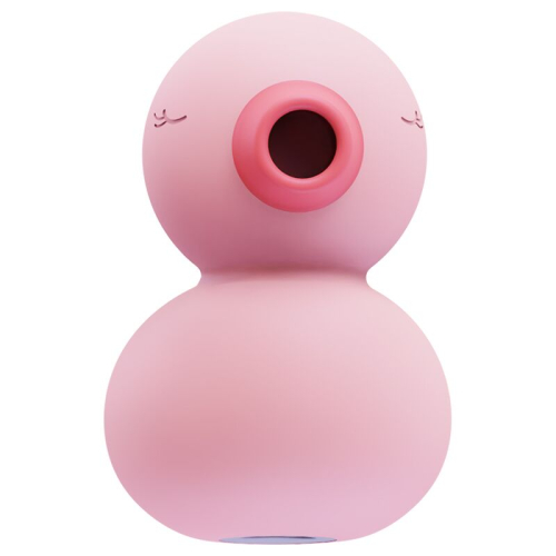 Вакуумний кліторальний стимулятор у вигляді качки рожевого кольору CuteVibe Ducky - 2