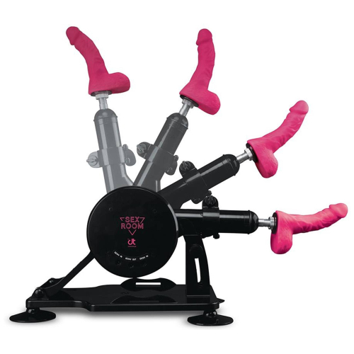 Секс машина з насадками та пультом дистанційного керування чорна Dreamtoys Sex Room Sex Machine - 3