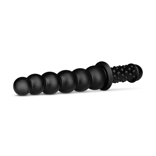 Анальний ланцюжок чорного кольору BUTTR Akimbo Double Sided Anal Dildo - 3