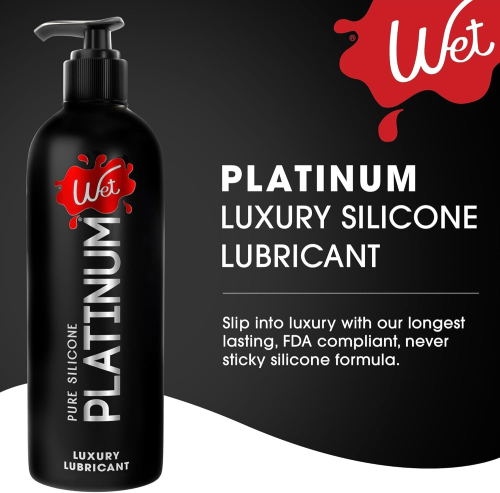 Лубрикант на силіконовій основі WET Platinum Premium 475 мл - 2