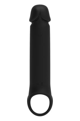 Вибронасадка на член удлиняющая с дистанционным управлением черная Dream Toys Ramrod - 3