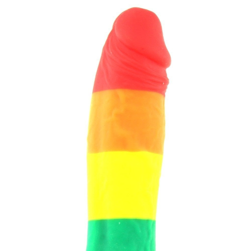 Фалоімітатор реалістичний на присосці райдужний NS Novelties на Colours Pride Edition - 3