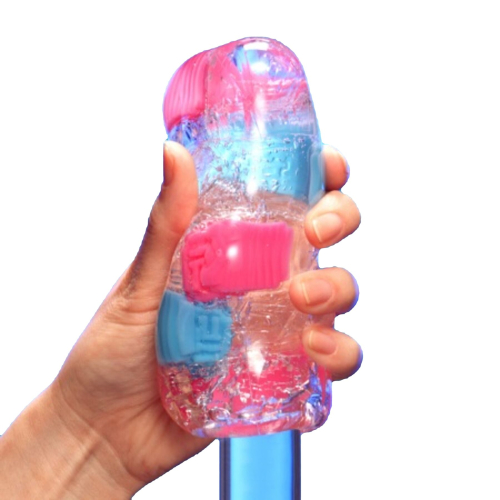 Мастурбатор гелевый разноцветный Tenga Bobble Crazy Cubes - 2