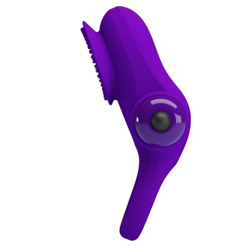 Кільце ерекційне з вібро-стимуляцією клітора Pretty Love Vibrant penis ring II BI-210205-1 - 4