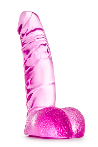Фалоімітатор з мошонкою рожевий NATURALLY YOURS DING DONG - 3
