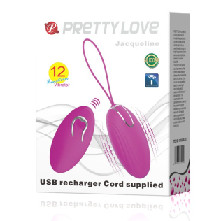 Виброяйцо с пультом ДУ PrettyLove Jacqueline BI-014362W-13