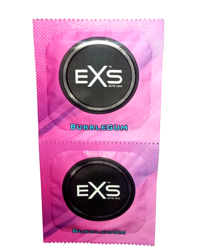 Презервативы со вкусом жевательной резинки EXS Flavoured Bubblegum 10 штук - 3