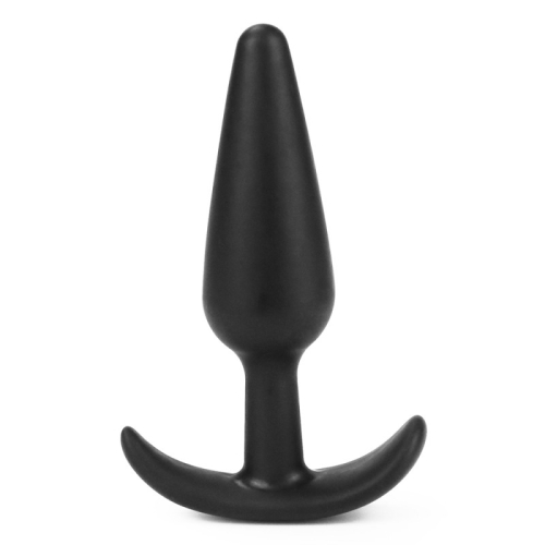 Анальний корок з рукояткою чорного кольору Lovetoy Lure Me Classic - 2