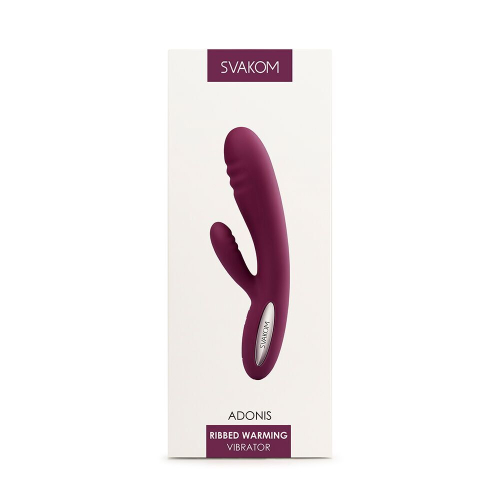 Вибратор кролик для точки Джи и клитора фиолетовый Svakom Adonis - 7